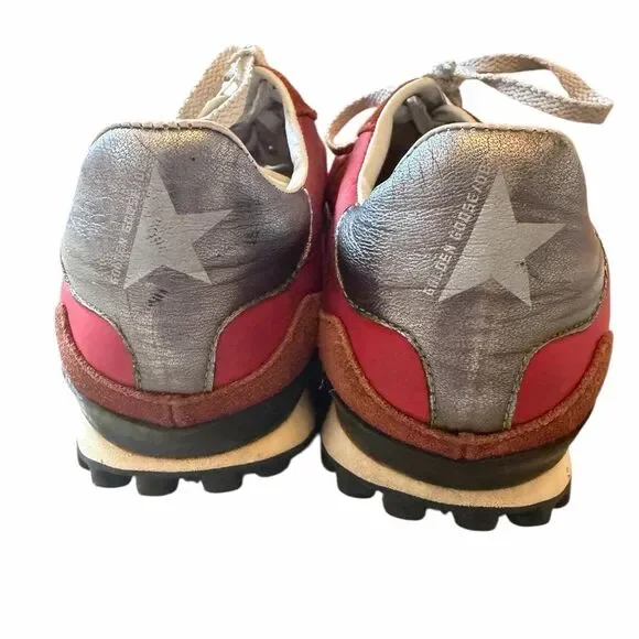 Golden Goose Marathon Red Sneakers - Picture 6 of 7